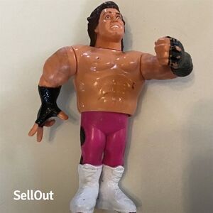 Vintage 1990 WWF Hasbro Brutus "The Barber" Beefcake Action Figure